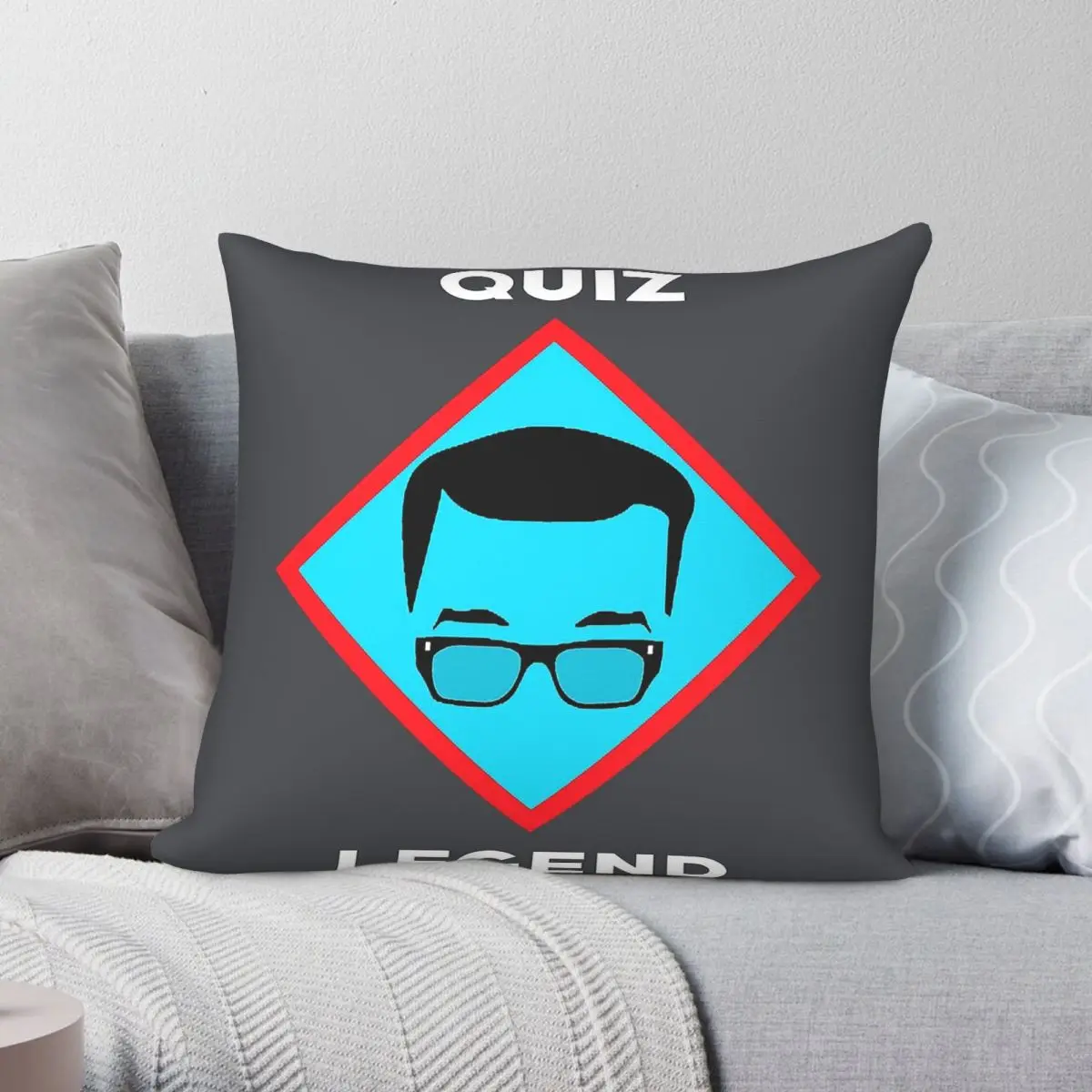 Richard Osman Quiz Legend Square Pillowcase Polyester Linen Velvet Printed Zip Decor Pillow Case Car Cushion Cover 18