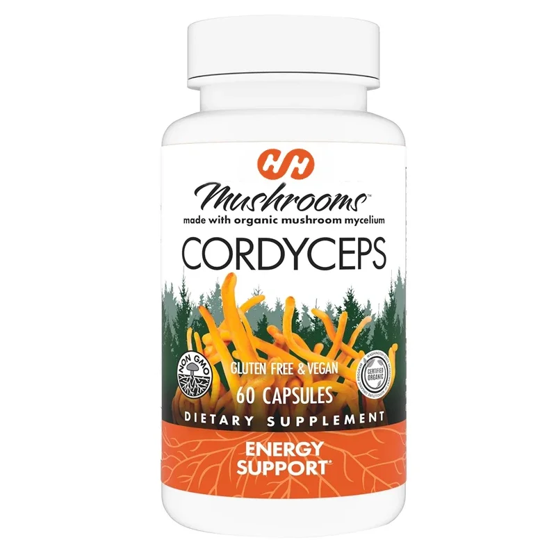 

Cordyceps Capsules Immune & Energy Support Supplements Kidney Health Antioxidant 60 Capsules Vegetarian