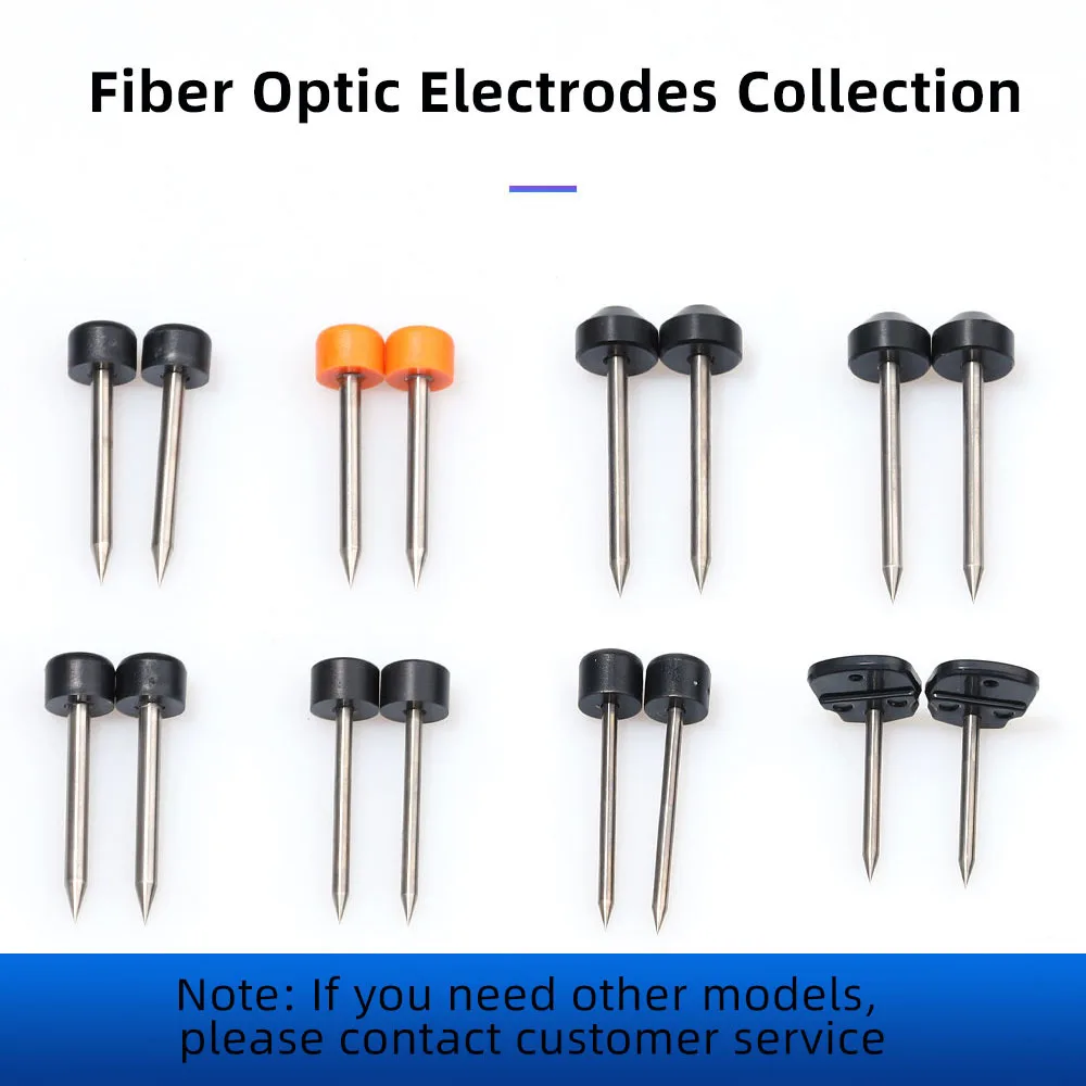 2Pcs Fiber Fusion Splicer Electrode Rod for Fujikura Sumitomo Furukawa Signal Fire Inno Tungsten Alloy Replacement Consumables