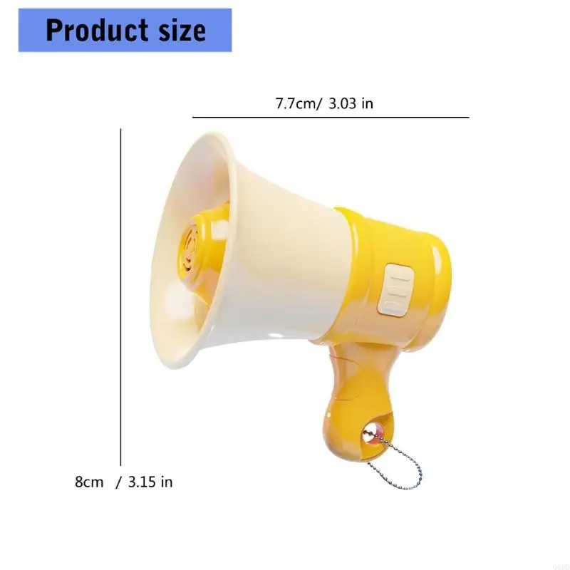 Đồ chơi móc khóa ghi âm giọng nói tương tác cho trẻ Bộ khuếch đại Thiết kế nhẹ Hoạt động liên kết giữa cha mẹ và con cái