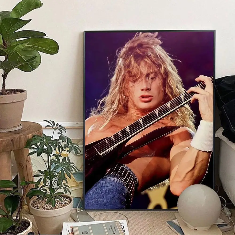 1pc Megadeth Heavy Metal Band Poster Wall Art Home Decor Room Decor Digital Painting Living Room Restaurant Kitchen Art