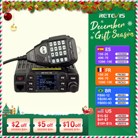 Retevis RT95 Mobile Ham Radio Two-way Car Radio VHF UHF Dual Band Mobile Radio Station Transceiver Base Station for Camping