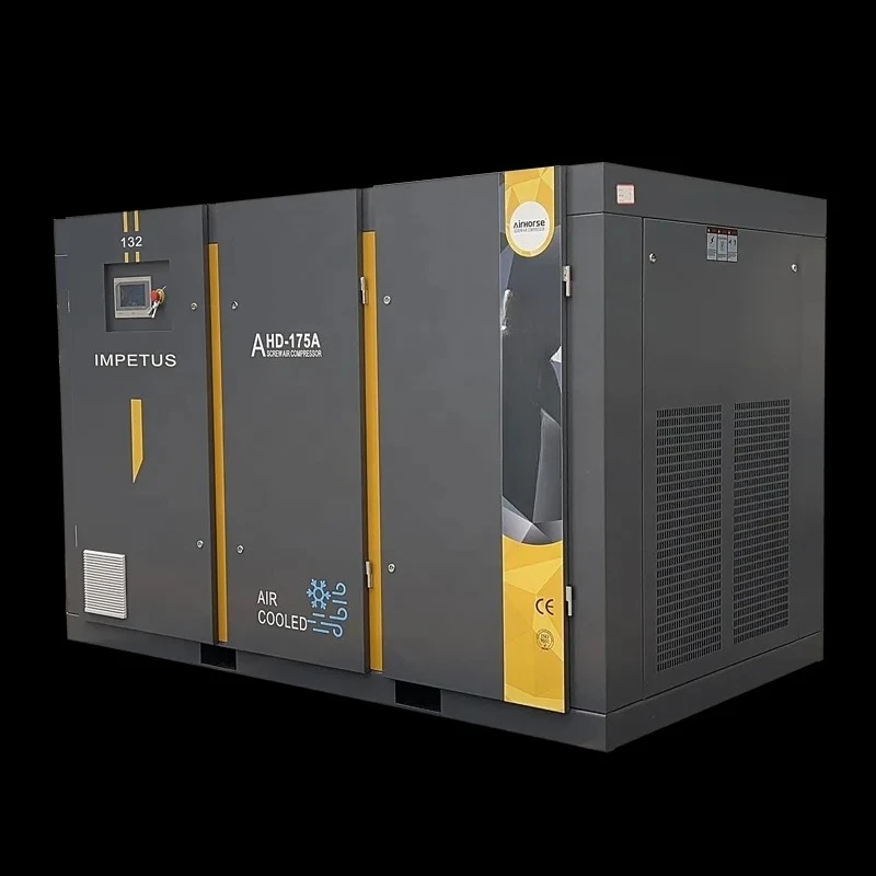 Best Selling Low Noise 132KW 175HP Industrial Air Compressor | 24/7 Continuous Operation | Ideal for Textile/Plastic