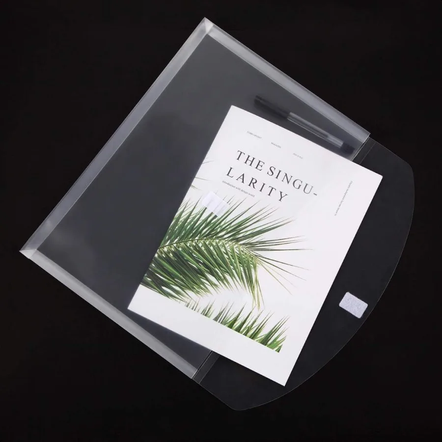 Buste legali con chiusura a gancio e anello Cartelle portadocumenti trasparenti Organizzatore espandibile in poliestere 12 confezioni