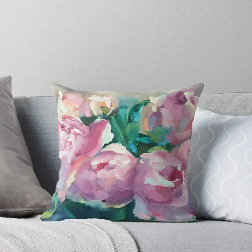 

Peony Throw Pillow Decorative Sofa Cushion Pillow Case Pillowcases For Pillows Christmas Pillow Cases