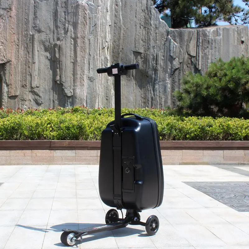 New Electric Luggage Smart Trolley Case Riding Scooter Suitcase