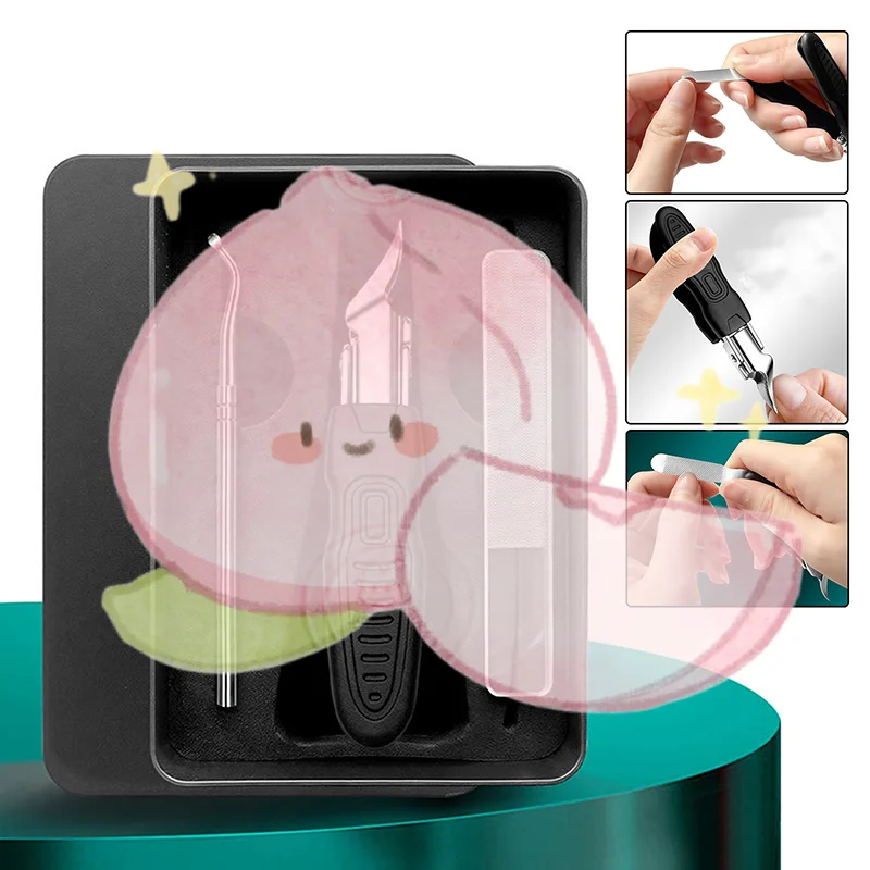 3 في 1 مكافحة سبلاش مسمار كليبرز متعدد نمط نام أظافر إهاب القاطع قطري كماشة المنزلية مسمار المتقلب مانيكير أداة #1