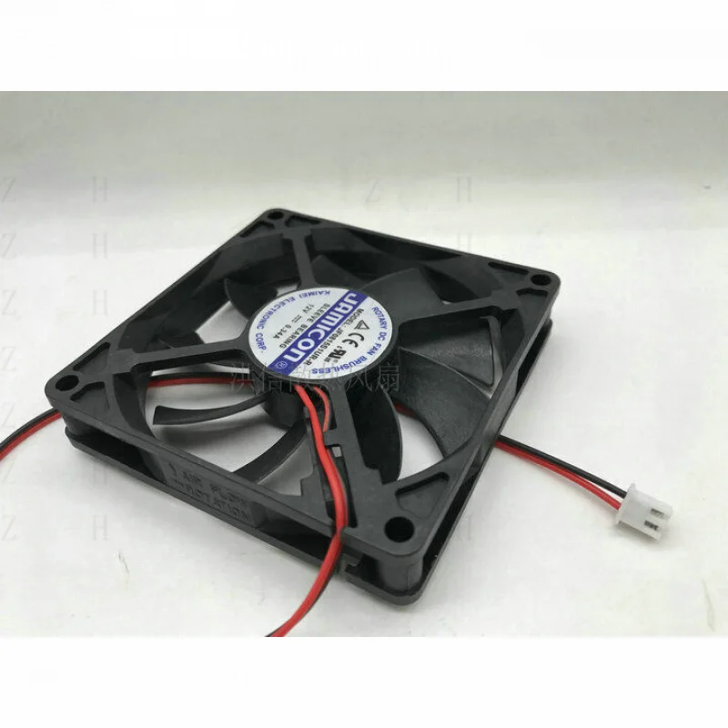

ZZZZ 1 шт. для JAMICON JF0815S1UR-R 80*80*15 мм DC12V 0,34A 8 см 2-контактный охлаждающий вентилятор