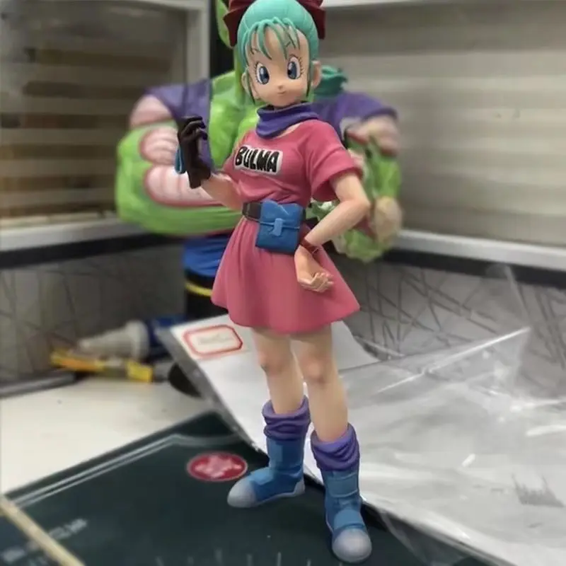 26cm Dragon Ball Z Bulma Figurine Glitter and Glamours Figure Bulma Action Figure Pvc Statue Collection Model Toys Gifts