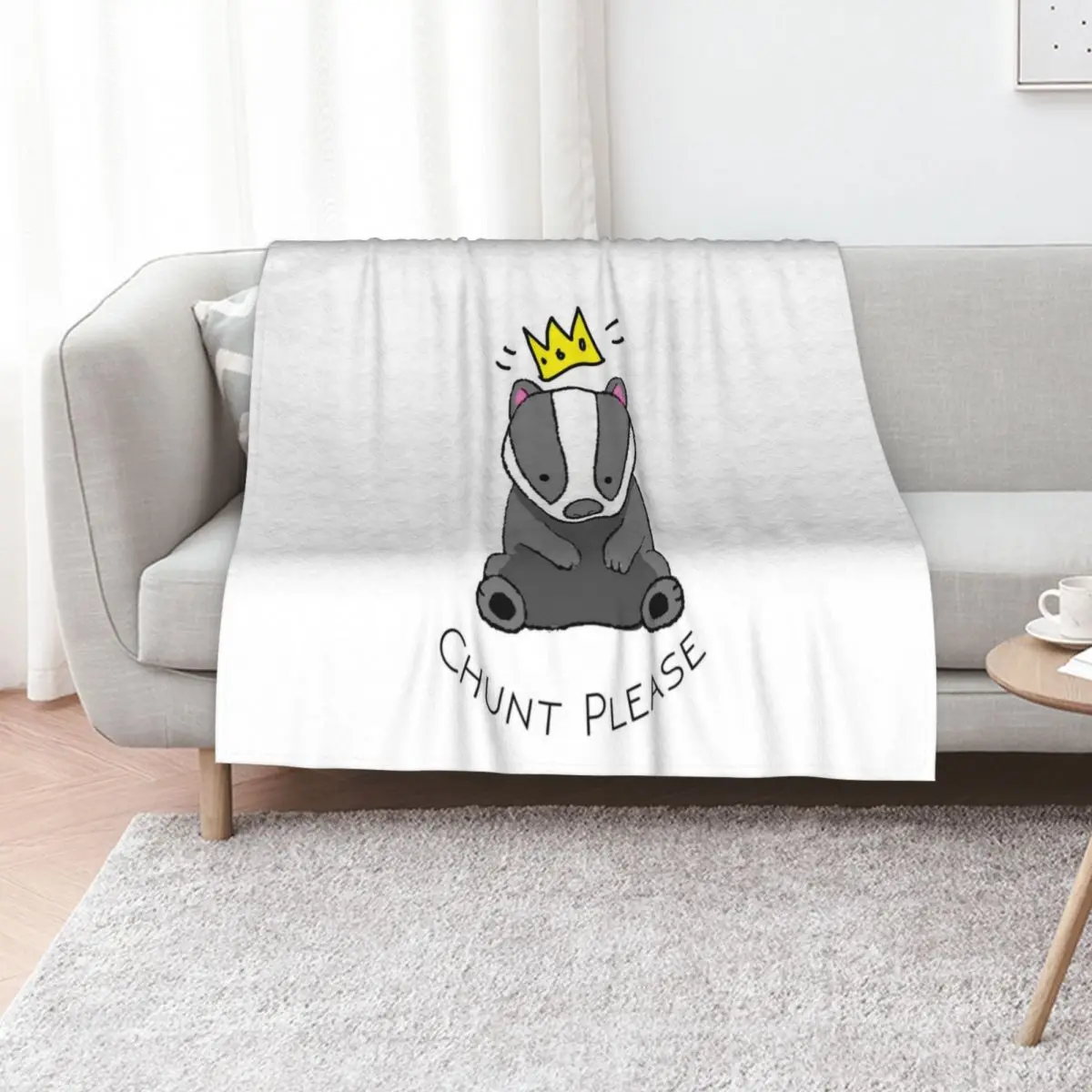 Chunt Please Throw Blanket Hair Plaid for winter Weighted Decorative Beds Flannel Fabric Blankets