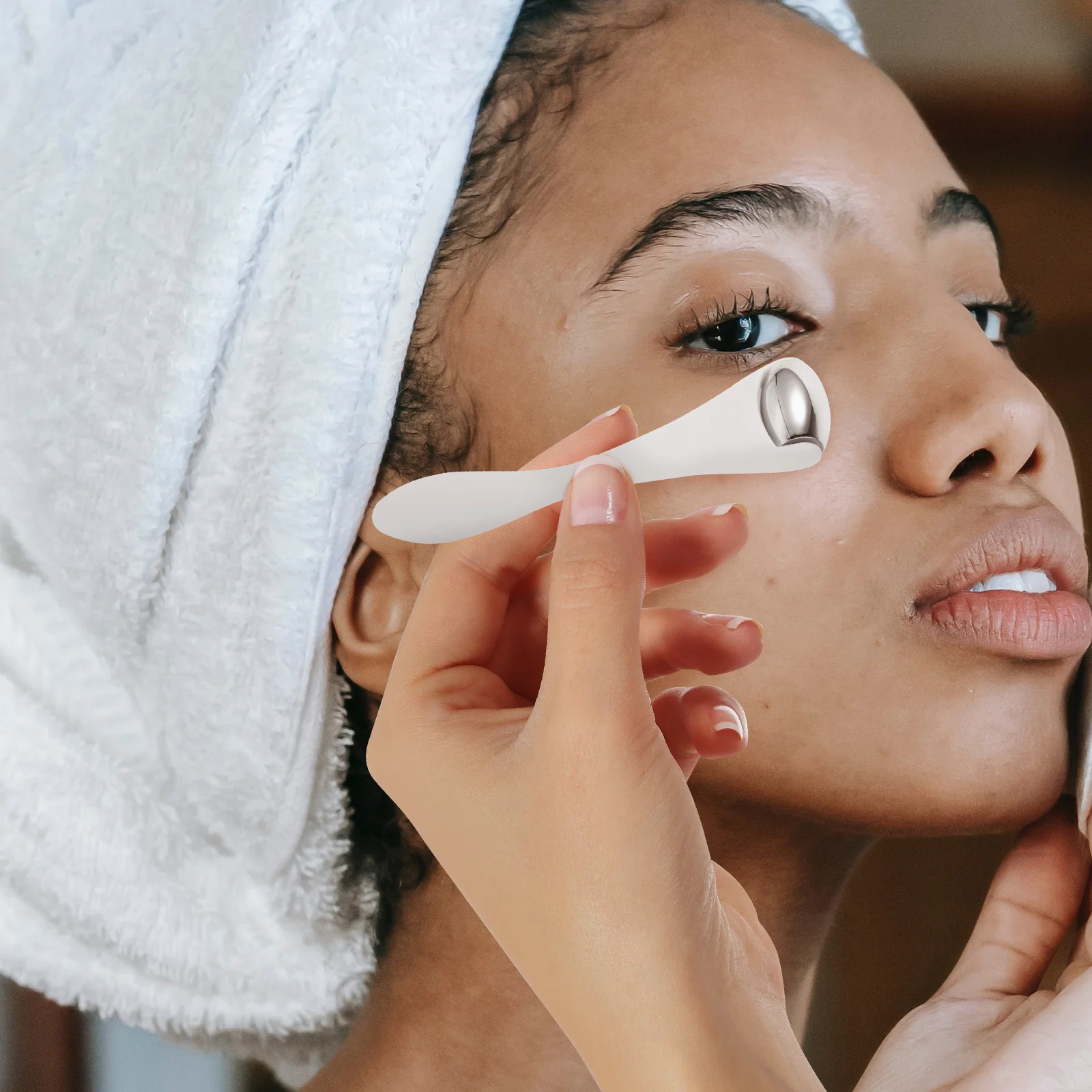 ملعقة تدليك صغيرة كريم وجه قضيب لأكياس العين الانتفاخ الإغاثة كريم عين أداة جهاز التجميل العناية بالوجه مدلك #2