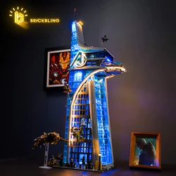 Brick Bling LED light is suitable for 76269 Avengers Tower building blocks (including lighting accessories only)