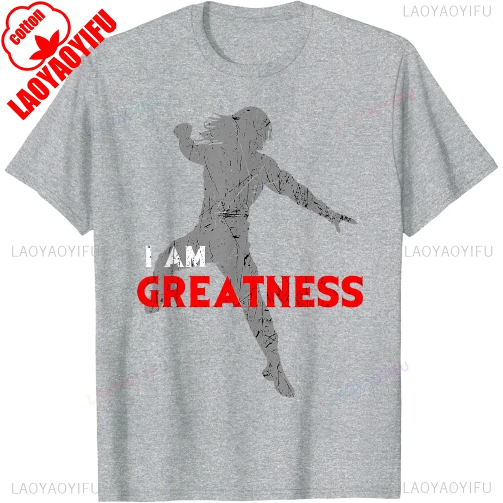 I Am Greatness Vintage Roman Reigns Wrestling OG Bloodline T-Shirt Casual Fashion Loose Short Sleeve Cotton Tshirt Y2k Man Tees