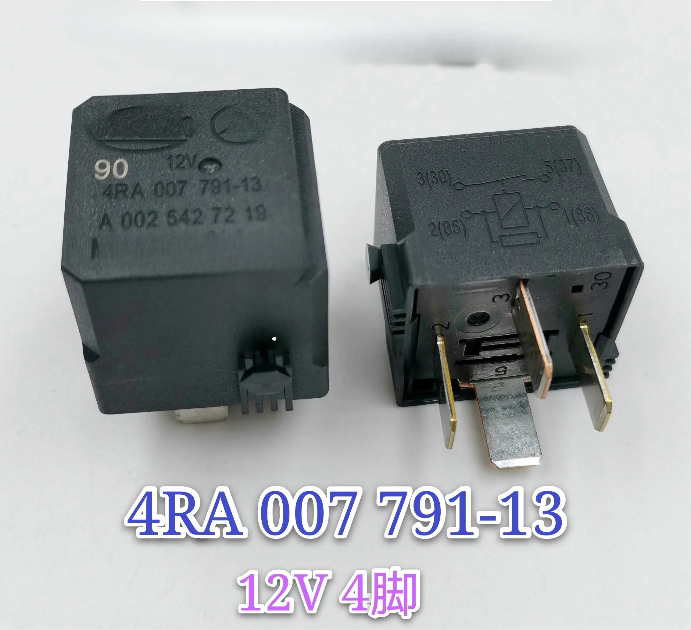 10  PCS   4RA 007 791-13 Brand new genuine Hella relay 12V 4 feet A0025427219