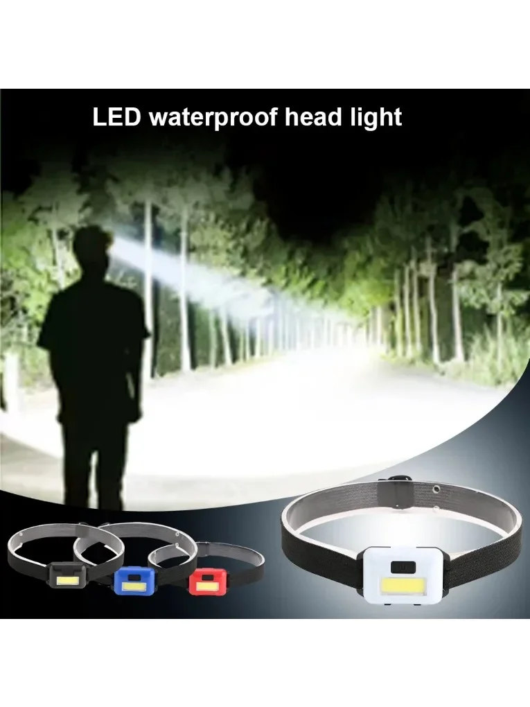 AliExpress NONE Waterproof Headlamp - 3 Modes LED Head Torch for Cycling/Fishing/Camping,Tourism Equipment Mini Camping Light Headlight