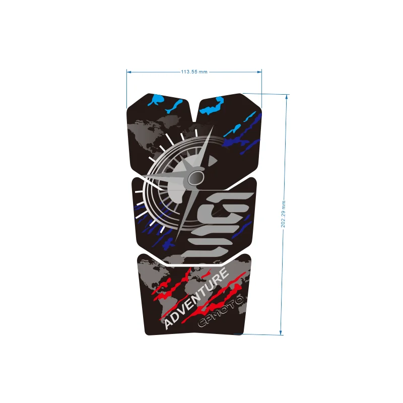 

BIKE GP Motorcycle Tank Pad Stickers For BMW R1200GS GSA R1250GS GSA adventure F750GS F850GS Explore Decorative pannier Sticker