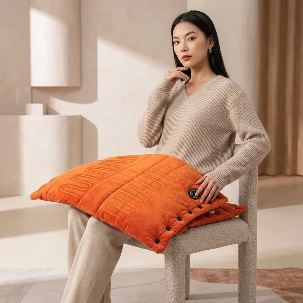 Electric Heating Pad 3 Level Warmth for Neck Back Shoulder Hand Leg Students Workers Friends Parents Gift