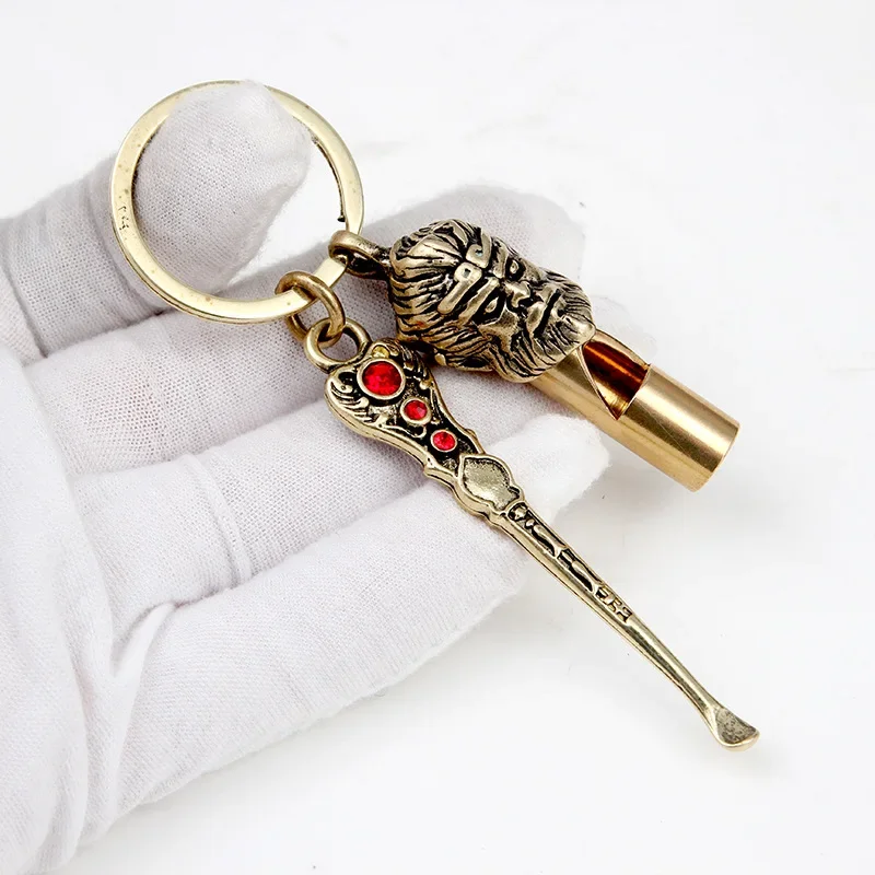 Black Myth WuKong Weapon Metal keychain The Journey to the West monkey Key Ring Bag Pendan  Fashion Jewelry  Crafts Gifts Toys