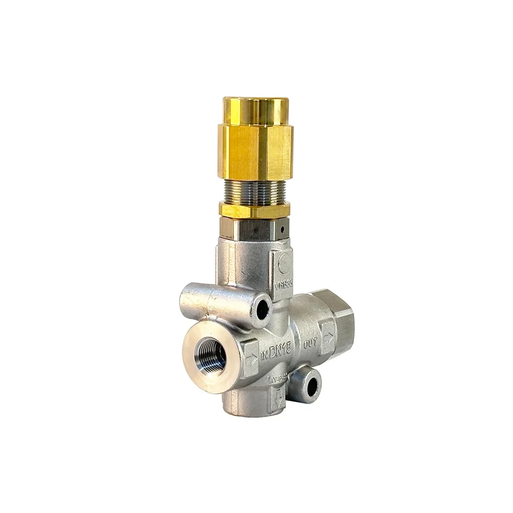 High Pressure Water Pump Unloader Bypass Regulating Valve Flow 60L/min 12325psi High Pressure Washer Spare Parts