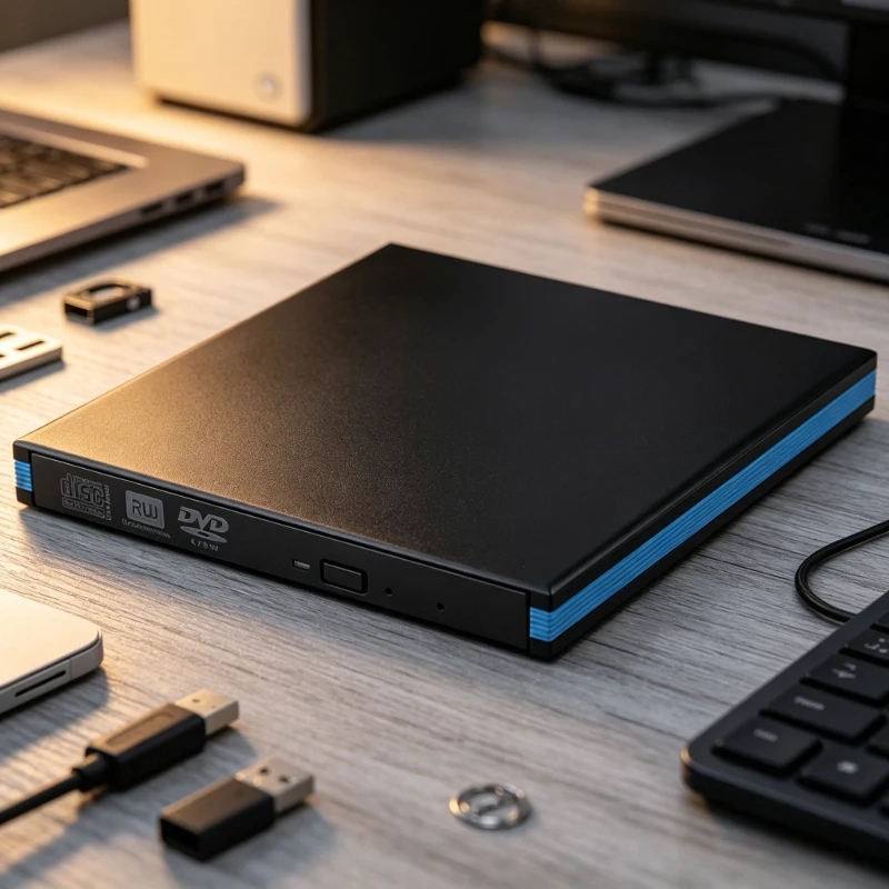 

Внешний DVD-привод, тонкий портативный DVD/CD-рекордер USB 3.0, проигрыватель-рекордер для ноутбуков/настольных ПК, Plug and Play