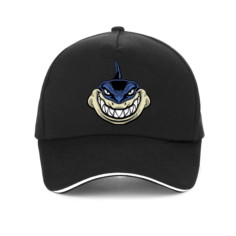 Lovely Shark print cap fashion Cartoon muscle Shark Baseball caps Leisure adjustable snapback hat gorras