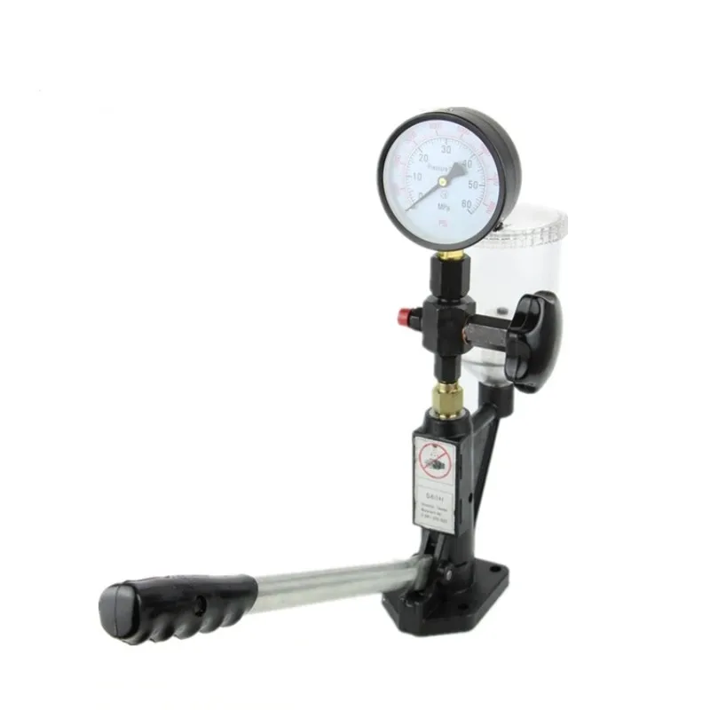 S60h Diesel Injector Nozzle Tester with Adjust Valve Hand Pump Work with Common Rail Injector Tester