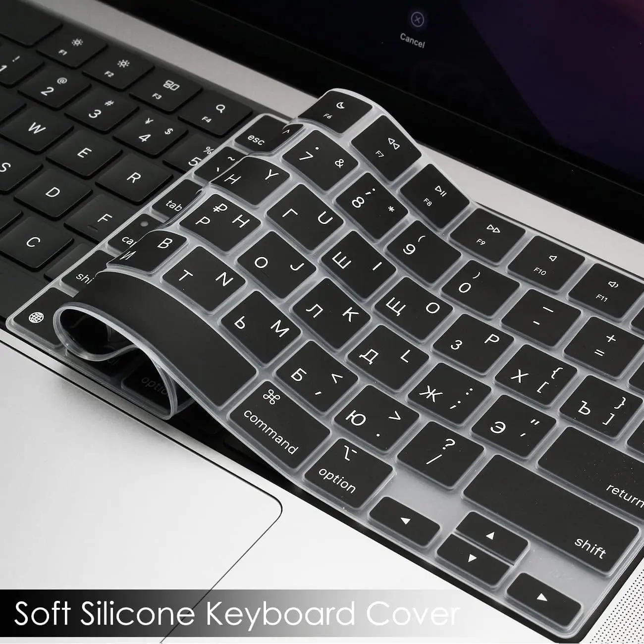 Keyboard Cover for MacBook M4 M3 M2 Pro/Max Chip MacBook Air 15.3"/13.6" A3240/A3241/A2941 Pro 14"/16" A2992/A2779/A2991/A2918