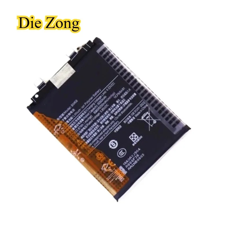 Hot‑selling in‑stock items3.85V 6200mAh BM68  BM68 For Xiaomi Redmi Note 14 Pro+ 5G 24115RA8EG 24115RA8EC 24115RA8EI Battery