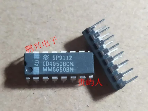 Free shipping  CD4050BCN MM5650BN IC  DIP16   10PCS