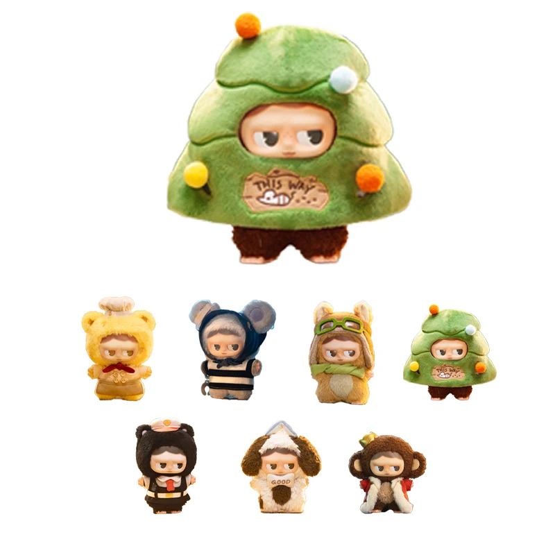 Toycity «Forest Town» série monboo, boîte aveugle, poupée en peluche, Collection mignonne, pendentif, jouet en peluche, boîte mystère, cadeaux d'anniversaire pour enfants