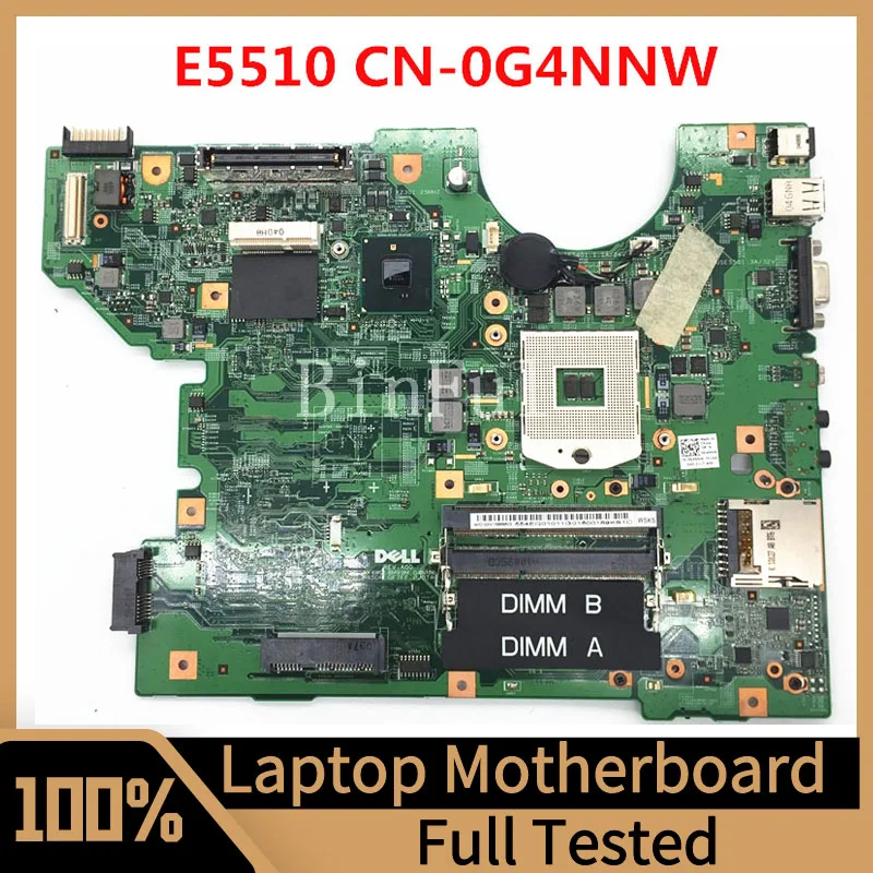 

CN-0G4NNW 0G4NNW G4NNW Mainboard For Dell Latitude E5510 Laptop Motherboard SLGZS HM55 DDR3 100% Fully Tested Working Well