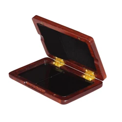 Saxophone /Clarinet Reed Box Solid Wood Storage Box with Two Reed Woodwind Instrument Protection Accessory Box