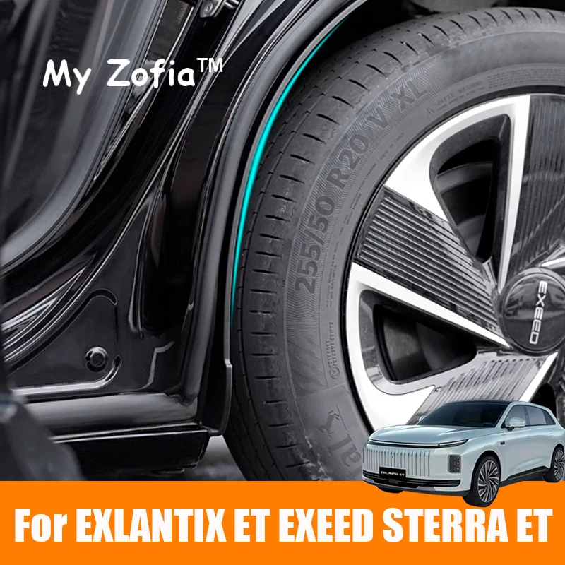 

For EXLANTIX ET EXEED STERRA ET 2024 2025 Car Mud Guards Rear Wheel Fender Antifreeze Mudguard Mudflaps Antifreeze Accessories