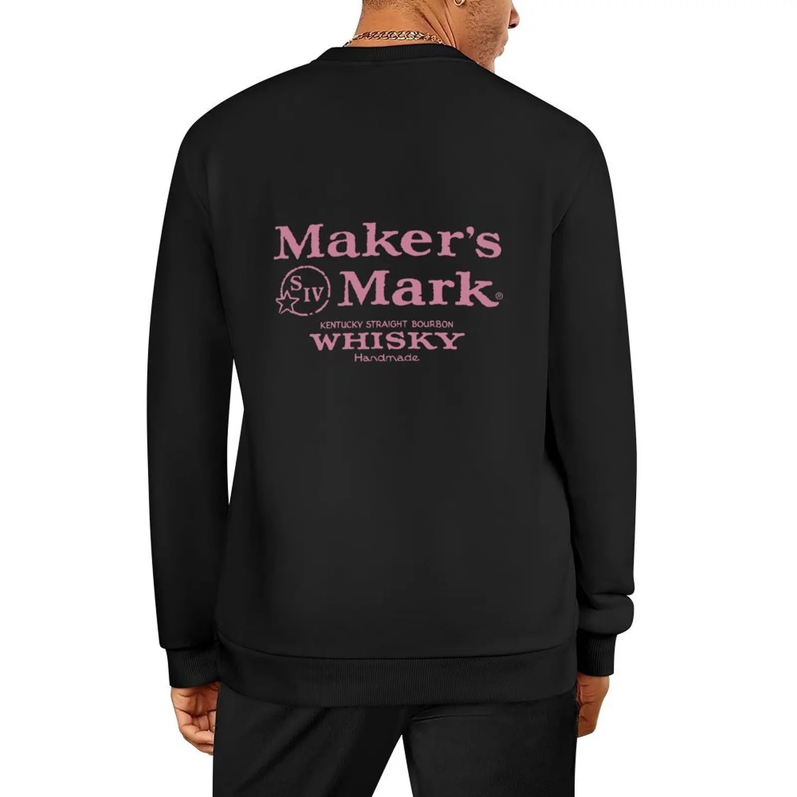 

Makers Mark Bourbon Pink Pullover korean style clothes men's clothing men's autumn clothes fashion men sweatshirt