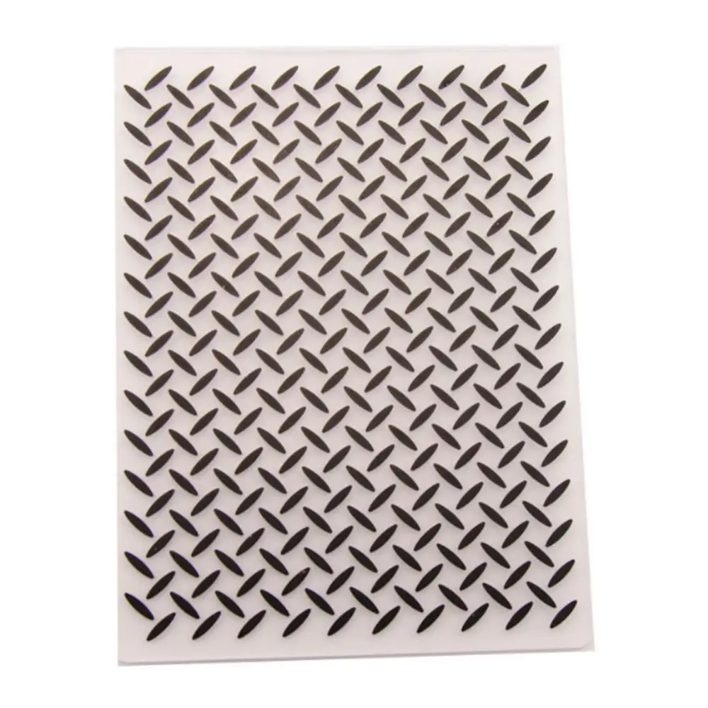 Lightweight Plastic Embossing Template Flexible Reusable Embossing Plate Clear Thin Sheet DIY Embossing Mold Handmade Decoration
