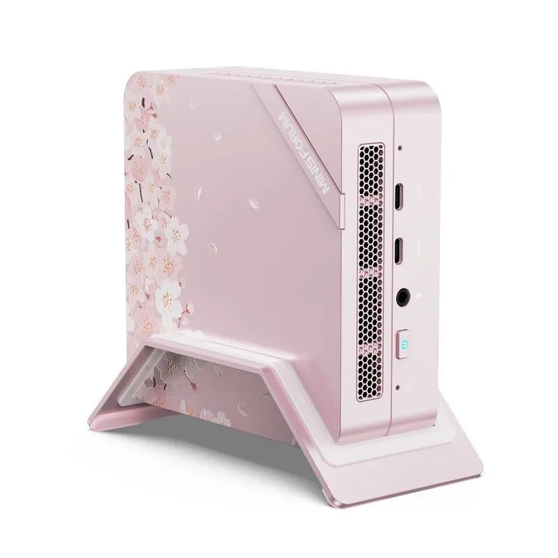 LITE Mini Host Computer AMD Ruilong R7 7735HS Cherry Blossom Pink