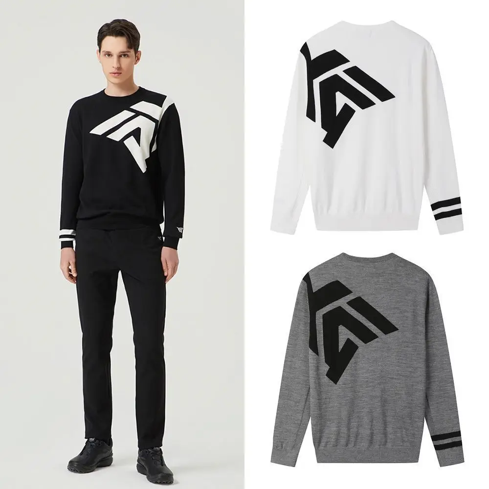 

Golf Apparel Men's Stylish Knitwear New Arrival Sporty Luxury Sweater Versatile and Warm