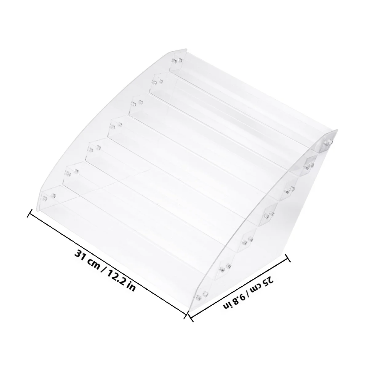 ネイルポリッシュ収納ラック 7段 クリアアクリルオーガナイザー ディスプレイ棚 寝室 浴室 化粧台 収納用