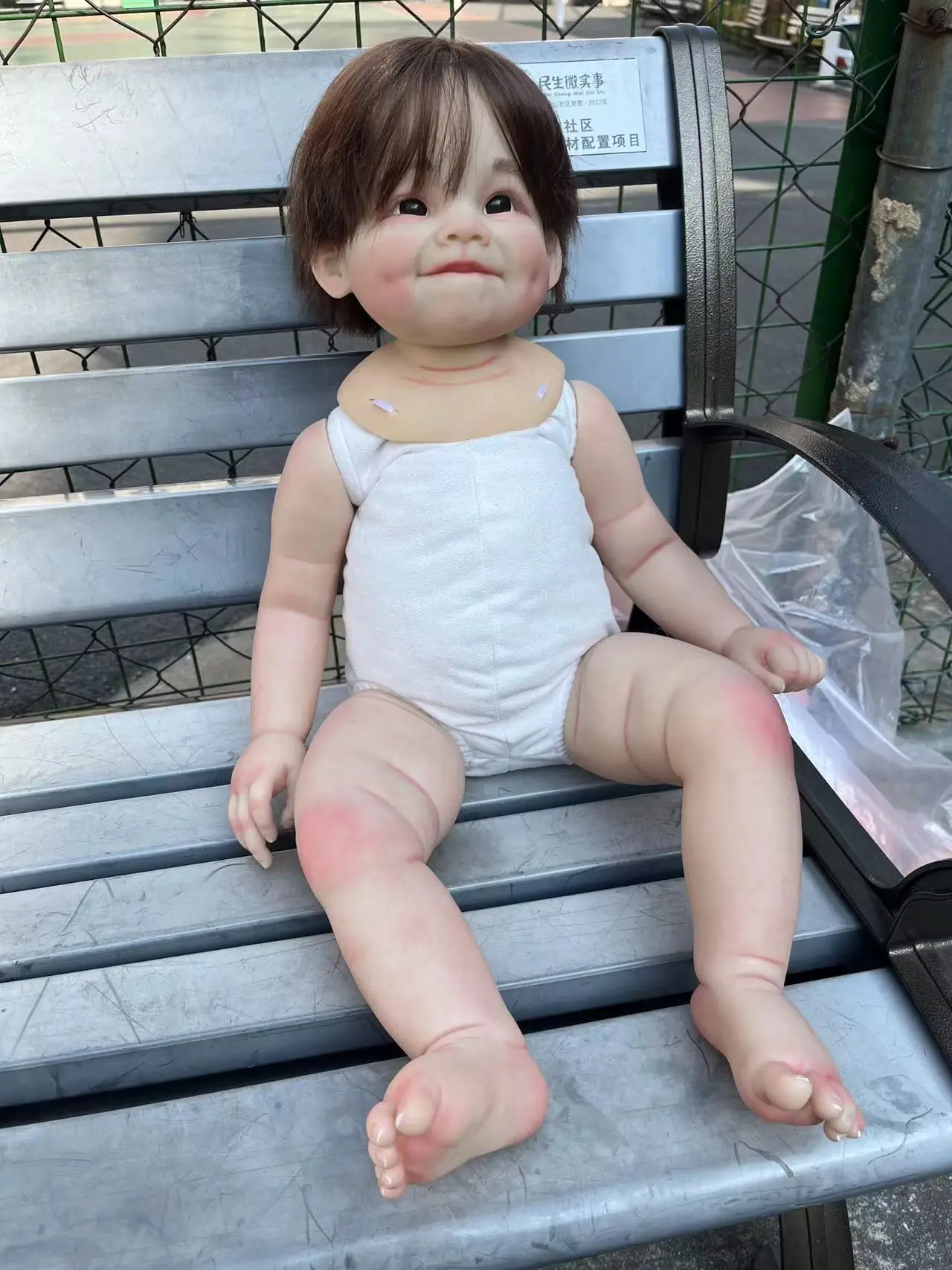 FBBD Customized Limited Supply 28inch Reborn Baby Raya With Hand-Rooted Hair Already Painted Kit DIY Part Real Photos