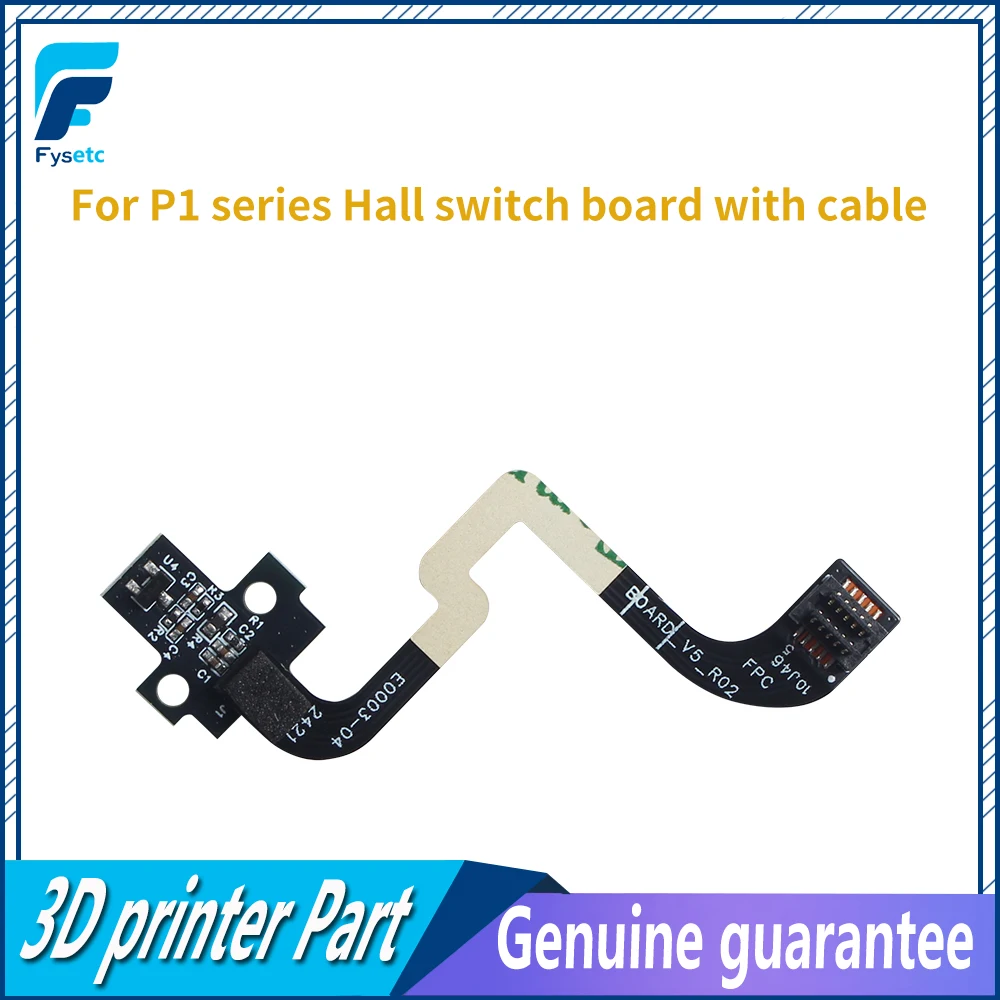 

For P1 Series 3D Printer Hall Switch Board With Cable Durable Cable Design Switch Board For 3D Printer Parts