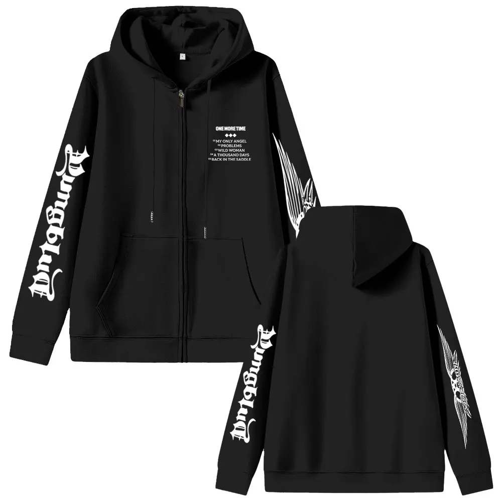 

Limited YUNGBLUD Graphic Zipper Hoodie Men Women Hip Hop Rock Oversized Zip Up Sweatshirts Men's Casual Vintage Zip Up Jacket