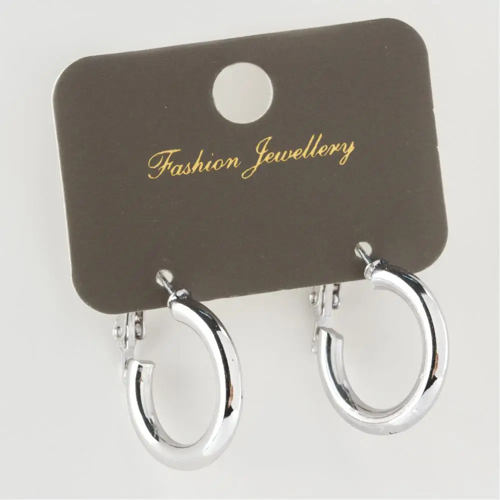 Pipe Ring Earrings 2 cm