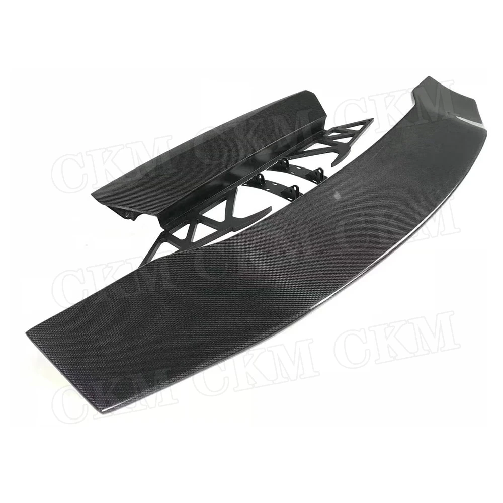 

CKMUUER Dry Carbon Fiber Rear Spoiler Racing Boot Wings Fit for Lamborghini Huracan LP610 LP580 2014-2018 Spoiler