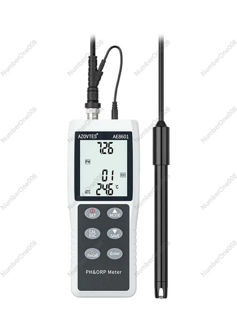 High-Precision PH Detector with Temperature Supplement PH Measurement Ph Value Tester Breeding Detector