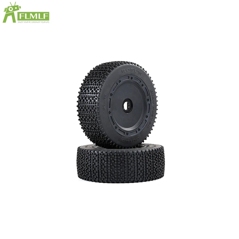 Off-road Small Nail Tire Assembly 2PC for 1/5 Scale Rc Car Gas ROVAN ROFUN D5 F5 RF5 MCD XS5 RR5 Truck Parts