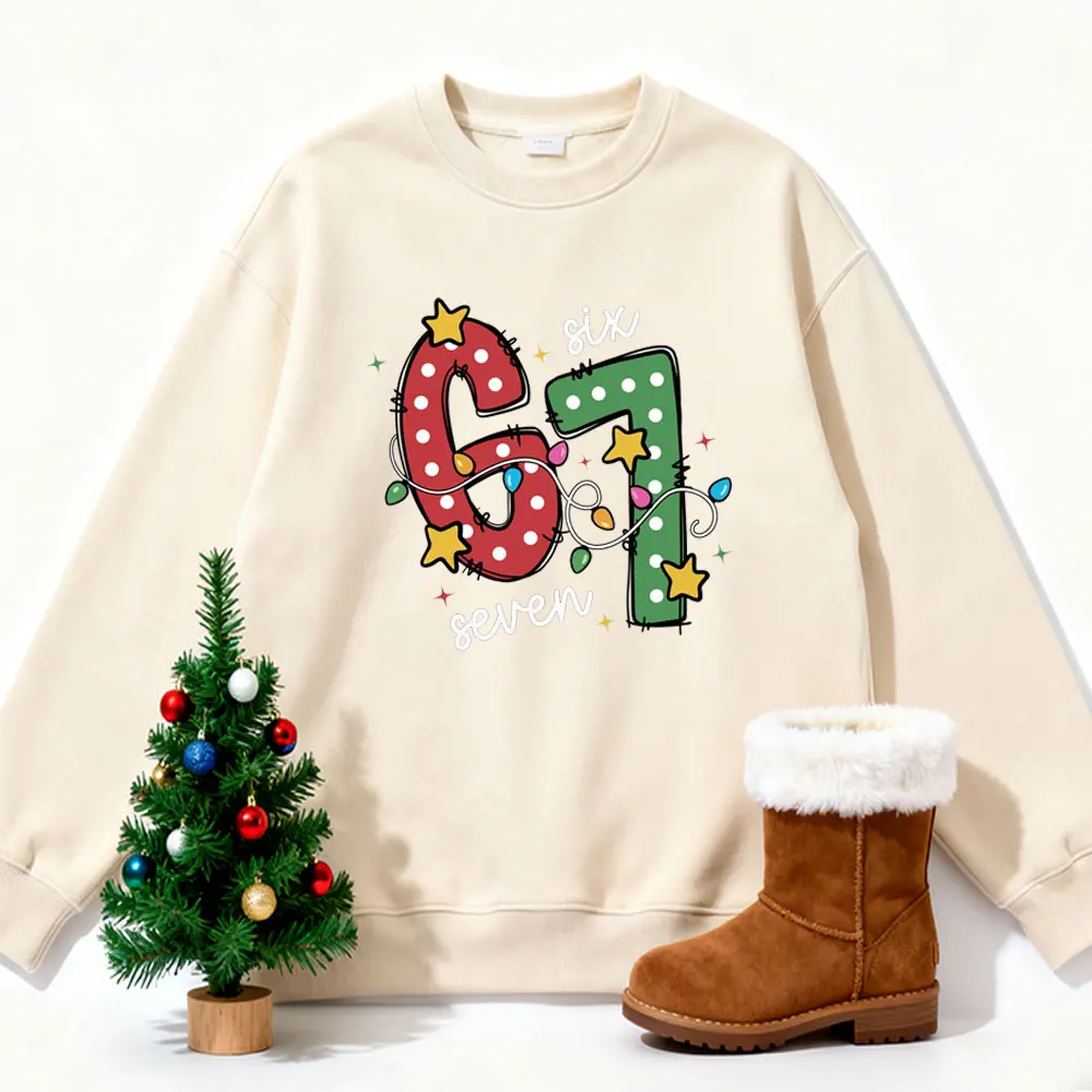 عيد الميلاد ستة سبعة جديدة في هوديس وبلوزات Y2k الملابس بلوزات الجمالية Kawaii الملابس هوديي النساء والرجال البلوز