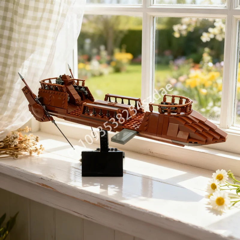 

612 шт. MOC UCS Desert Skiff Star Battle UCSed модель строительные блоки строительные игрушки «сделай сам» креативный кирпич рождественские подарки для детей