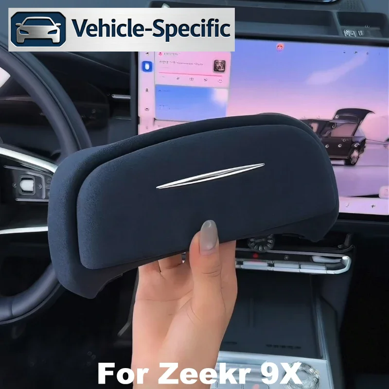 

For Zeekr 9X 2025 2026 Car Sun Glasses Case Sunglasses Storage Box Interior Modification Car Accessories