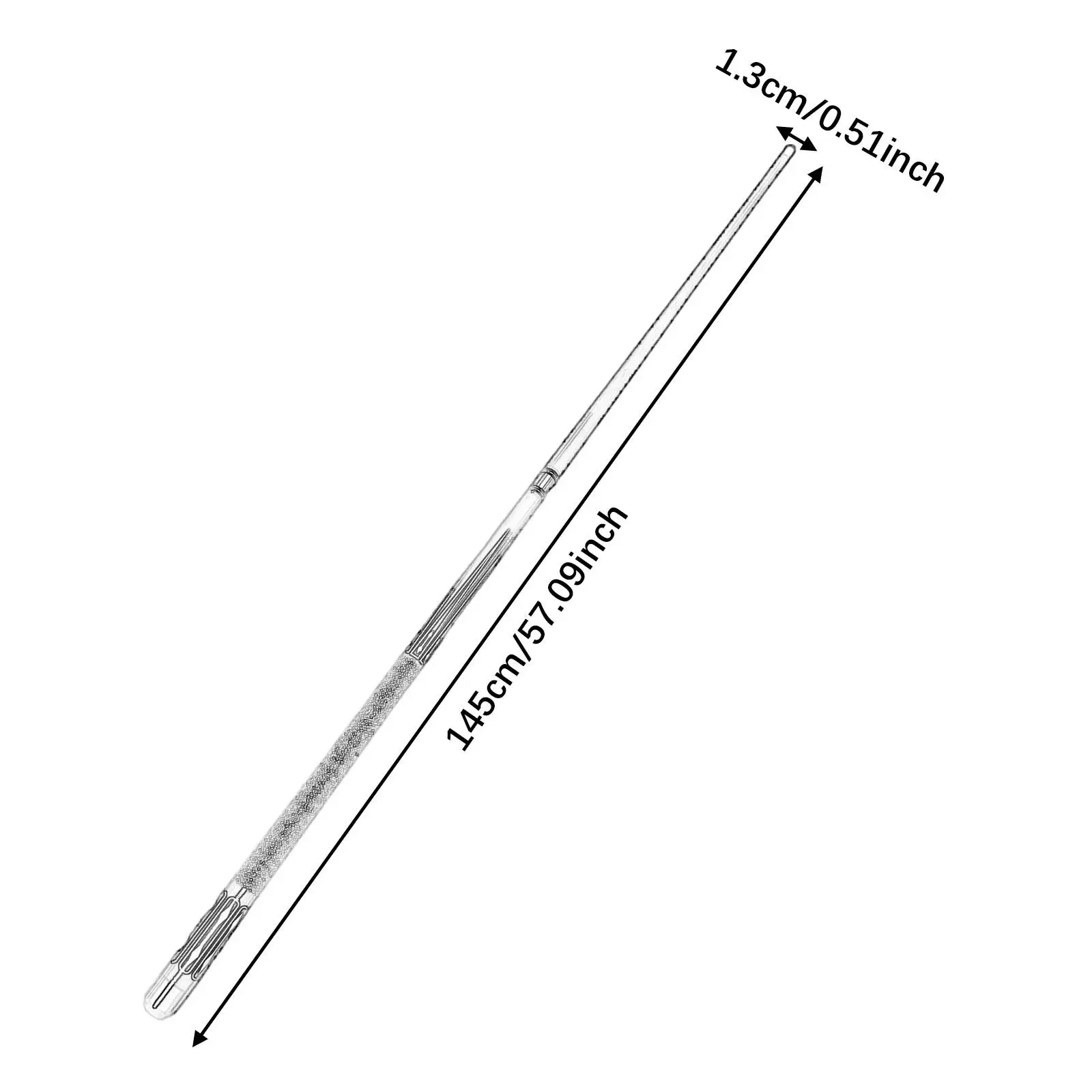 Billiard Pool Cue Stick Pool Cue Sturdy 2 Section Professional 1/2 Split Billiards Pool Stick Handmade for Billiard Player