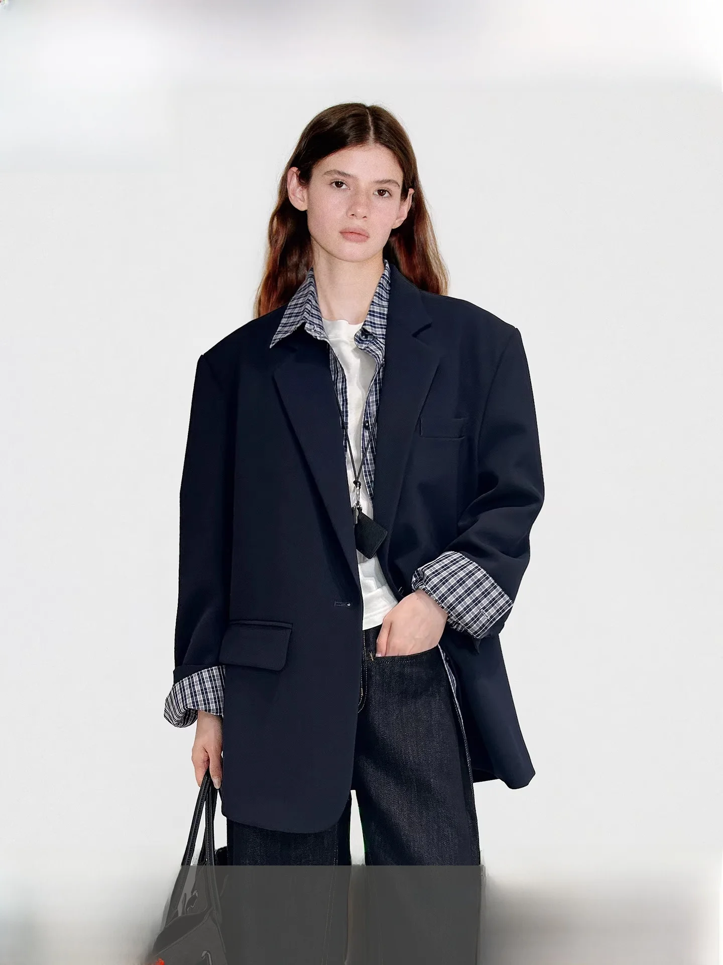 

Женский повседневный пиджак Fano Modern Classic с одной пуговицей и силуэтом по плечам, новинка весны 2026